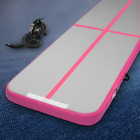 Everfit 3m x 1m Air Track Mat with Pump Gymnastics Pink