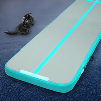 Everfit GoFun 5x1M Air Track Gymnastics Mat with Pump Green