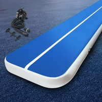 Everfit 5x1M Air Track Mat 20cm Thick with Pump Blue