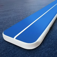 Everfit 6x1M Inflatable Air Track Mat 20cm Thick Blue