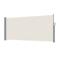 Instahut Side Awning Sun Shade Retractable Blind Screen 1.4x3m Cream