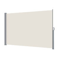 Instahut Side Awning Sun Shade Retractable Blind Screen 2x3m Cream