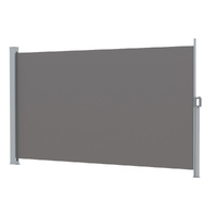 Instahut Side Awning 2x3M Grey Retractable Sun Shade Privacy Screen