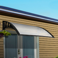 Instahut Window Door Awning 1M x 1M Transparent Panel