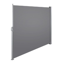 Instahut Retractable Side Awning 1.8m x 3m Grey Shade