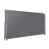 Instahut Retractable Side Awning 1.8m x 3m Grey Set of 2