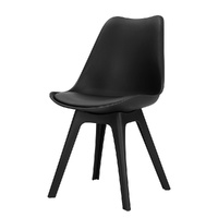 Artiss Dining Chairs Set of 4 DSW Replica Leather Black