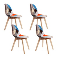 Artiss Dining Chairs Set of 4 DSW Replica Fabric Retro