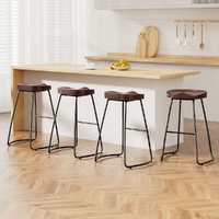 Artiss 4x Bar Stools Tractor Seat 65cm Black