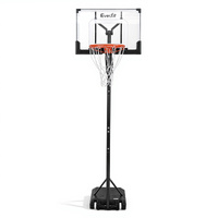 Everfit Basketball Pool Hoop 1.05M-2.1M Adjustable Black