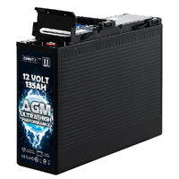 Giantz 12V 135Ah Slim AGM Deep Cycle Battery - Solar Caravan