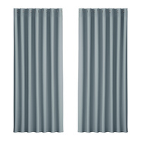 Artiss 2X Blockout Curtains Eyelet 240x230cm Grey