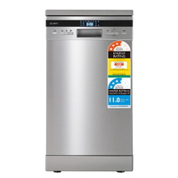 Devanti 10 Place Setting Freestanding Dishwasher Silver