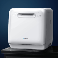 Devanti 3 Place Setting Benchtop Dishwasher White