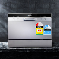 Devanti 6 Place Setting Benchtop Dishwasher Silver
