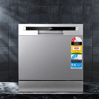 Devanti 8 Place Settings Benchtop Dishwasher Silver