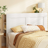 Artiss Queen Bed Headboard with Shelves - White CABI