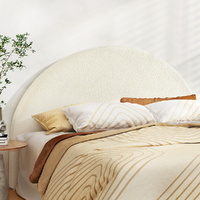 Artiss King Bed Headboard Boucle - White GREI