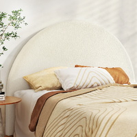 Artiss Queen Bed Headboard Boucle - White GREI