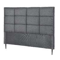 Artiss Double Bed Headboard Linen - Charcoal