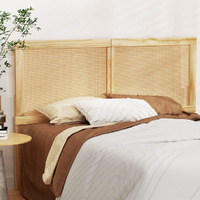 Artiss RIBO Queen Rattan Headboard - Pine