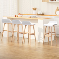 Artiss 4x Wooden Bar Stools White