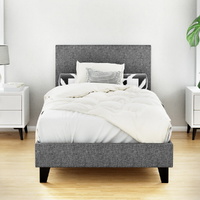 Artiss Single Bed Frame Grey NEO