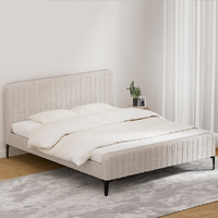 Artiss AMMY King Bed Frame Beige