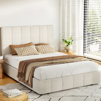 Artiss Queen Size Bed Frame - Beige TETTE