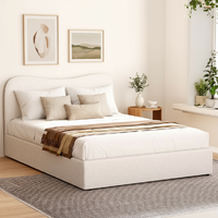 Artiss DARA Queen Size Bed Frame - White Boucle