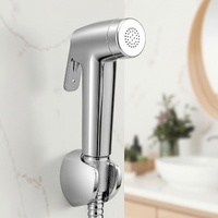 Cefito Handheld Bidet Sprayer for Toilet 1.5m Stainless Steel Hose Jet Spray for Feminine Wash Cloth Diaper Pet Bath Adjustable Pressure Bidet Attachm