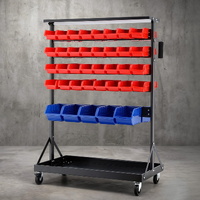 Giantz 74 Bin Double-Sided Mobile Storage Rack Organiser
