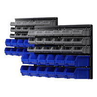 Giantz 60 Bin Wall Mounted Storage Rack