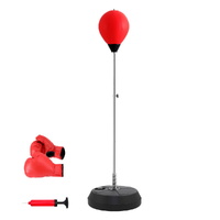 Everfit Adult Punching Bag Stand 150cm Adjustable Freestanding with Gloves & Pump