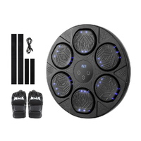 Everfit Wall-Mounted Music Boxing Machine Bluetooth LED Display Gloves