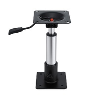 Seamanship Boat Seat Pedestal 34-46cm Adjustable Gas Lift 360° Swivel