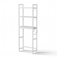 Artiss Over Toilet Storage Rack 3 Tier Space Saving White