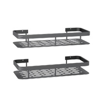 Cefito 2 Pack Bathroom Shelf Storage Rack Grey