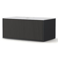 Cefito 900mm Grooved Timber Vanity Unit Black