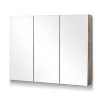 Cefito Bathroom Mirror Cabinet 900x720mm Oak Storage