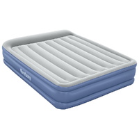 Bestway Queen 46cm Air Mattress Inflatable Airbed Blue