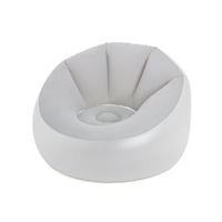 Bestway Inflatable Air Chair Lounge Seat LED Light Grey