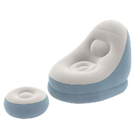 Bestway Inflatable Air Chair Ottoman Lounge Purple/Blue