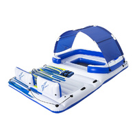 Bestway 6-Person Pool Float Island Inflatable Lounge with Canopy