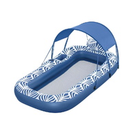 Bestway Inflatable Floating Lounger with Sunshade Canopy 1.98m Blue