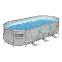 Bestway 549x274x122cm Steel Frame Above Ground Pool with Filter Pump & Ladder 13430L
