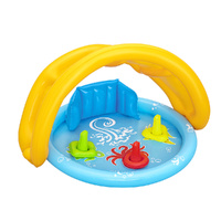 Bestway Kids Inflatable Pool 115x89x76cm w/ Canopy 31L
