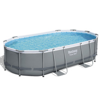 Bestway Steel Frame Swimming Pool 488x305x107cm w/ Pump & Filter