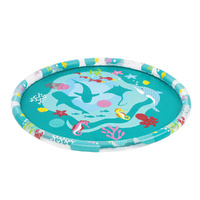Bestway Kids Inflatable Splash Pad 165cm with Sprinkler Spray