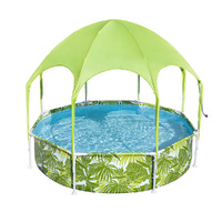 Bestway Kids Steel Frame Pool 244x51cm with Canopy 1688L